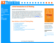 Tablet Screenshot of a3thinking.com